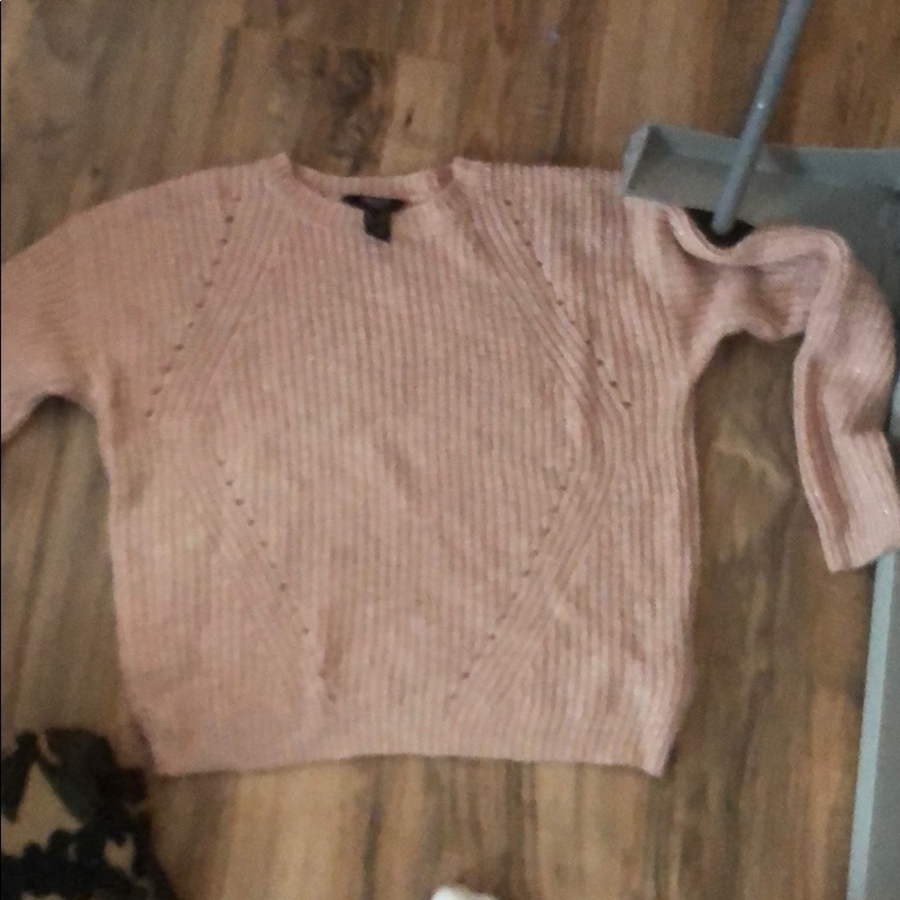 pink sweater